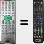 Replacement remote control for TREVI002