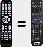 Replacement remote control for REMCON1450