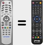 Replacement remote control for TAT410