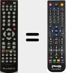 Replacement remote control for T140