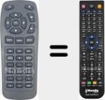 Replacement remote control for Connect 120