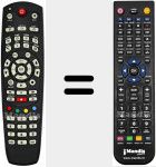 Télécommande pour remplacer DRHD001