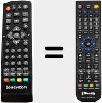 T&eacute;l&eacute;commande pour remplacer SAGEM001