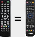 T&eacute;l&eacute;commande pour remplacer DTT1582