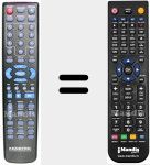 Télécommande pour remplacer REMCON744