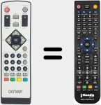 Télécommande pour remplacer DVBT30