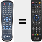 Télécommande pour remplacer DVM-206