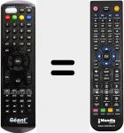 Télécommande pour remplacer GN-250HD