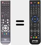 T&eacute;l&eacute;commande pour remplacer RC82