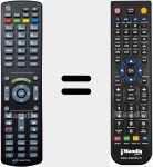 T&eacute;l&eacute;commande pour remplacer HD90 Titan