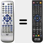 T&eacute;l&eacute;commande pour remplacer REMCON1246