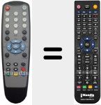 T&eacute;l&eacute;commande pour remplacer IPTV002