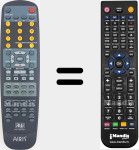 Télécommande pour remplacer LW105E