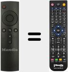 T&eacute;l&eacute;commande pour remplacer Mi-Box