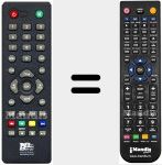 Replacement remote control for NANO FLIP HD