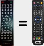 Replacement remote control for NVR2316DVD