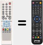 Replacement remote control for EC38GOB