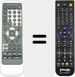 Replacement remote control for ST-3188B (REMCON1641)