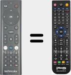 Replacement remote control for REMCON2095