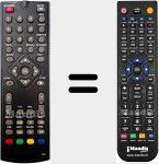 Replacement remote control for REMCON1652