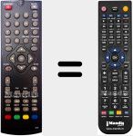 Replacement remote control for SNT150HD