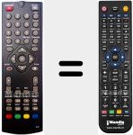 Replacement remote control for SNT912HD