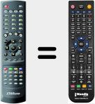 Replacement remote control for 9945HD