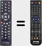 T&eacute;l&eacute;commande pour remplacer SRT6410