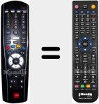 Replacement remote control for TV BOX HD