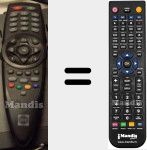 T&eacute;l&eacute;commande pour remplacer WISI002