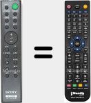 Télécommande pour remplacer RMT-AH410U