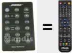 Replacement remote control for WAVE RADIO/CD (BLACK) (193334-B02)