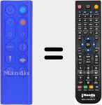 Replacement remote control for 967826-02