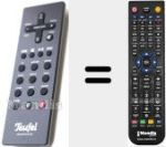 Replacement remote control for MUSICSTATION RC