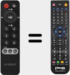 Replacement remote control for P61078