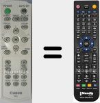 Replacement remote control for RS03 (YH7-2245-000)