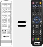 Replacement remote control for 01070701