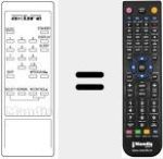 Replacement remote control for 0822 88603