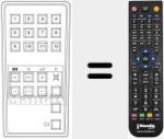 Replacement remote control for 08483