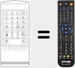 Replacement remote control for FB 1