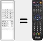 Replacement remote control for STUL 72