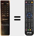 Replacement remote control for 240387