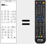 Replacement remote control for 30 D