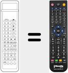 Replacement remote control for 336 NS