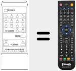 T&eacute;l&eacute;commande pour remplacer 596618-6