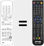 Replacement remote control for 7301