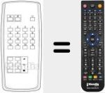Replacement remote control for 8668812232