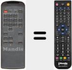Télécommande pour remplacer STR 1060