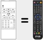 T&eacute;l&eacute;commande pour remplacer AV 5600