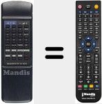 Replacement remote control for DIGICOMPUTER 28 KEY